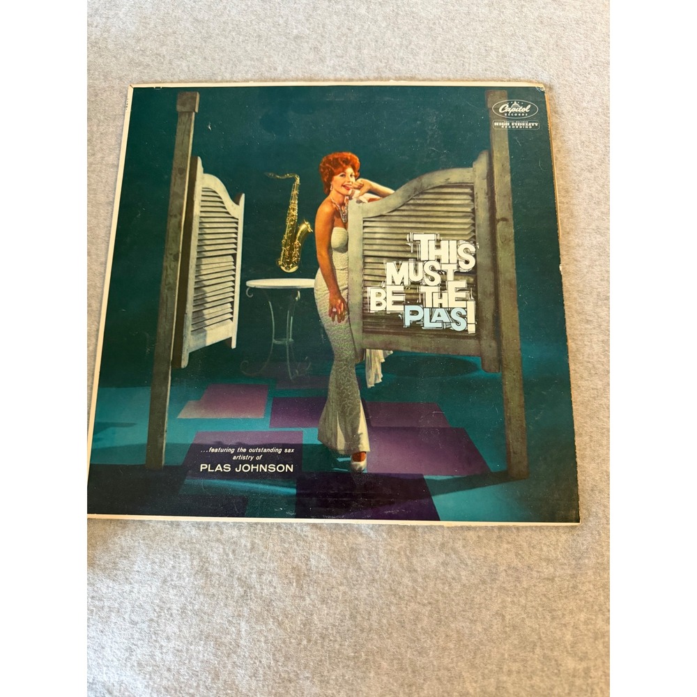 Plas Johnson This Must Be the Plas LP 1959 Capitol ST-1281 Stereo Jazz Vinyl VG